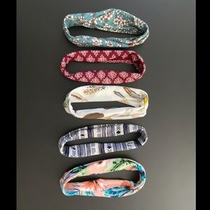 Cotton headbands- bundle of 5